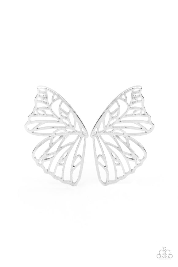 Paparazzi Butterfly Frills - Silver