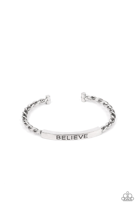 Paparazzi Keep Calm and Believe - Silver