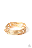 Paparazzi Bangle Babe - Gold