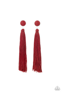 Paparazzi Tightrope Tassel - Red