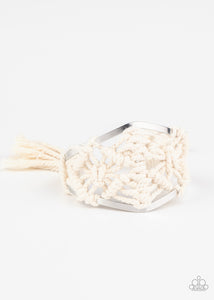 Paparazzi Macrame Mode - White