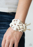 Paparazzi Macrame Mode - White